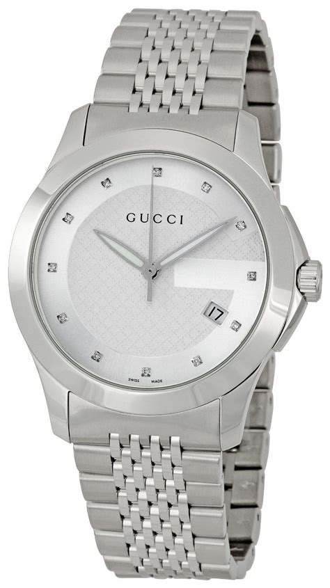 gucci interlocking diamond watch|gucci g timeless men's watch.